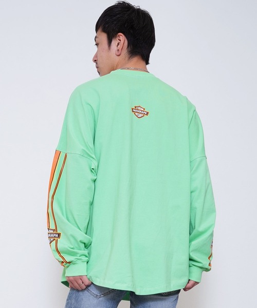 Paragraph(パラグラフ)の「Paragraph パラグラフ チームロゴ 長袖Tシャツ(Tシャツ/カットソー・メンズ・スカイブルー/ミント/パープル/ホワイト/オレンジ/ライトグレー/ブラック・FREE)」の17枚目の写真