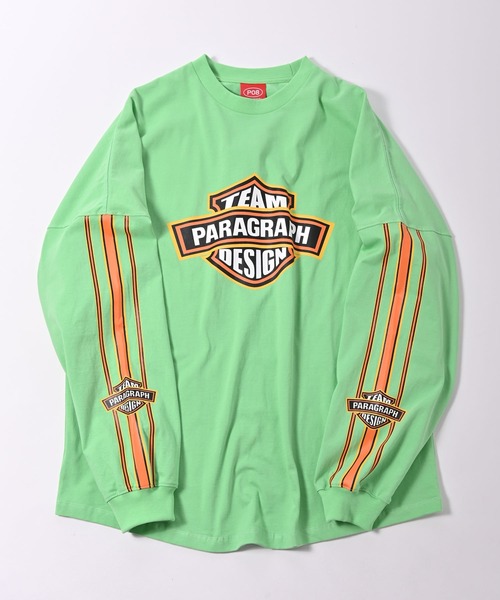 Paragraph(パラグラフ)の「Paragraph パラグラフ チームロゴ 長袖Tシャツ(Tシャツ/カットソー・メンズ・スカイブルー/ミント/パープル/ホワイト/オレンジ/ライトグレー/ブラック・FREE)」の19枚目の写真