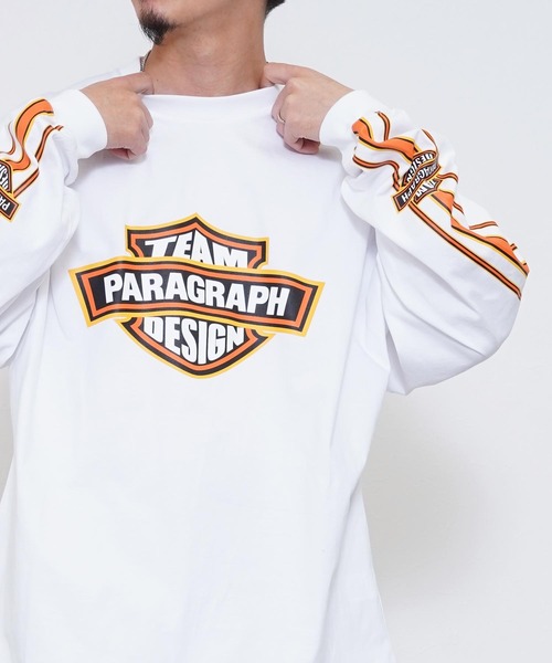 Paragraph(パラグラフ)の「Paragraph パラグラフ チームロゴ 長袖Tシャツ(Tシャツ/カットソー・メンズ・スカイブルー/ミント/パープル/ホワイト/オレンジ/ライトグレー/ブラック・FREE)」の8枚目の写真
