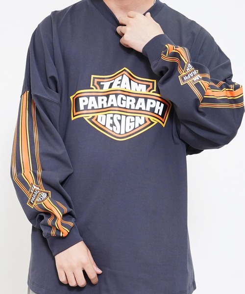 Paragraph(パラグラフ)の「Paragraph パラグラフ チームロゴ 長袖Tシャツ(Tシャツ/カットソー・メンズ・スカイブルー/ミント/パープル/ホワイト/オレンジ/ライトグレー/ブラック・FREE)」の12枚目の写真