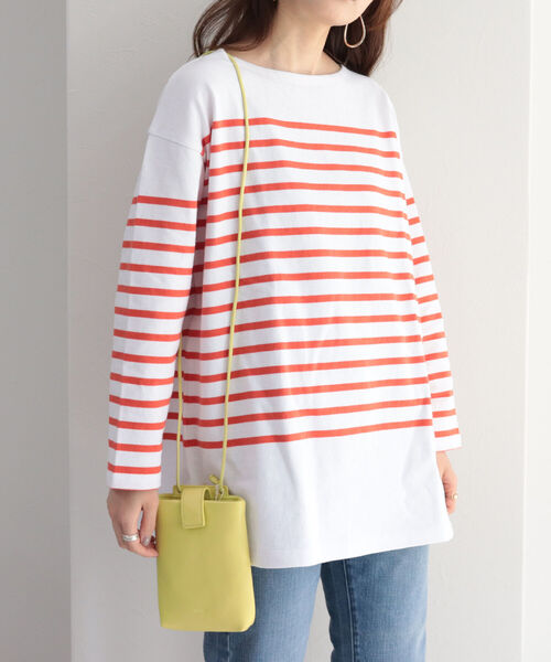 fredy repit(フレディレピ)の「パネルボーダーBIGプルオーバーT(Tシャツ/カットソー・レディース・ブラック系その他3/グリーン系その他3/ブルー系その他3/オレンジ系その他3・38)」の8枚目の写真