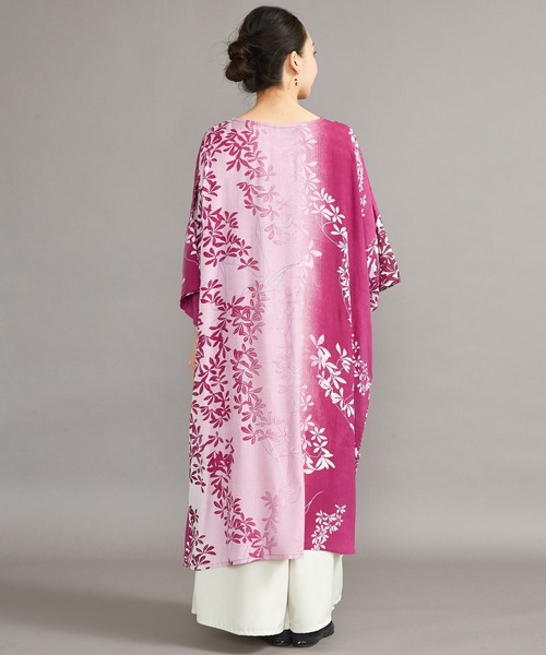 カヤ（カヤ）の「【カヤ】芽吹き若葉ワンピース（ワンピース・レディース・ネイビー/グリーン/梅・FREE）」の19枚目の写真