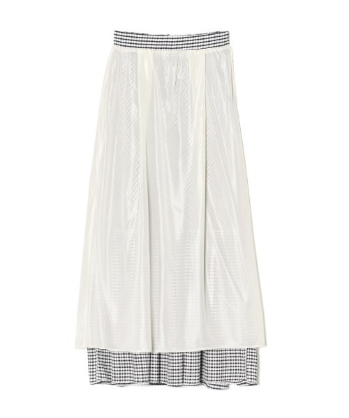 Re:EDIT（リエディ）の「楊柳チェック柄マーメイドスカート（スカート・レディース・パープル/グリーン/ベージュ/ブラック・LARGE/MEDIUM/SHORT）」の21枚目の写真