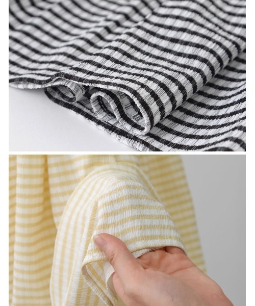 Re:EDIT（リエディ）の「楊柳チェック柄マーメイドスカート（スカート・レディース・パープル/グリーン/ベージュ/ブラック・LARGE/MEDIUM/SHORT）」の14枚目の写真