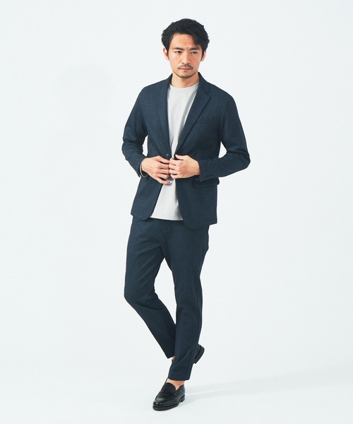 美品/48【Lサイズ】✨️ アバハウス トラベルスーツ セットアップ ストレッチ 上下2点セット/セットアップ対応】シルキータッチ