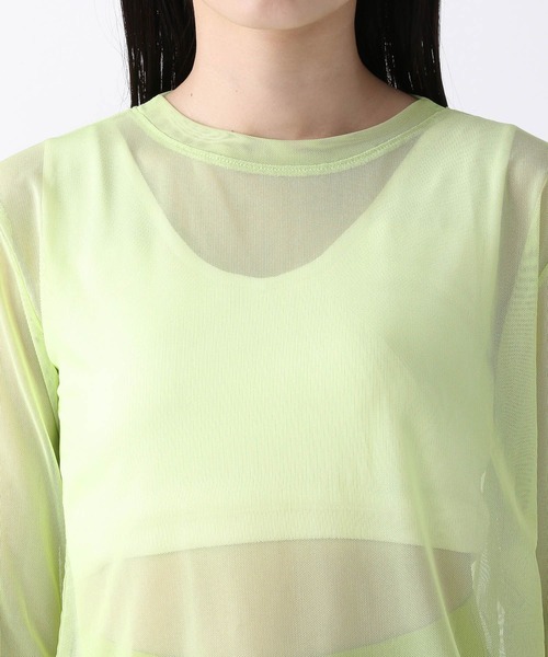 JEANASIS（ジーナシス）の「シアーメッシュプルオーバーLS/281072（T