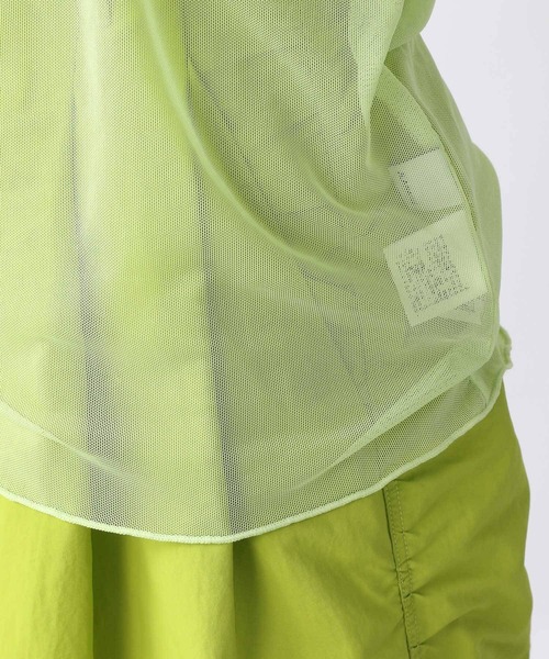 JEANASIS（ジーナシス）の「シアーメッシュプルオーバーLS/281072（Tシャツ/カットソー・レディース・マスタード/ライトグリーン・FREE）」の11枚目の写真