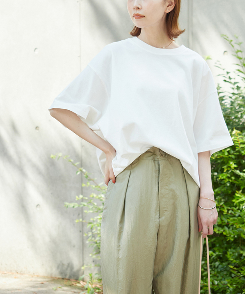 【新品未使用】ジャーナルスタンダード　タックオーバーサイズ スウェット（黒） 追加3》タックスウェットTシャツ（Tシャツ/カットソー