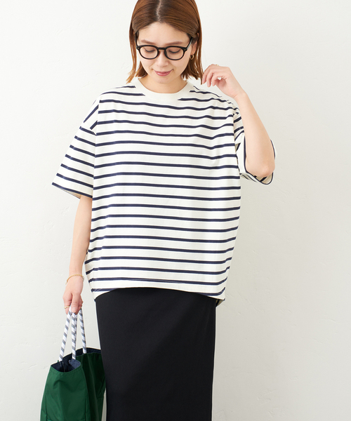 JOURNAL STANDARD（ジャーナルスタンダード）の「タックスウェットTシャツ（Tシャツ/カットソー・レディース・ホワイト/ブラック/パープル/ホワイト系その他2・FREE）」の18枚目の写真