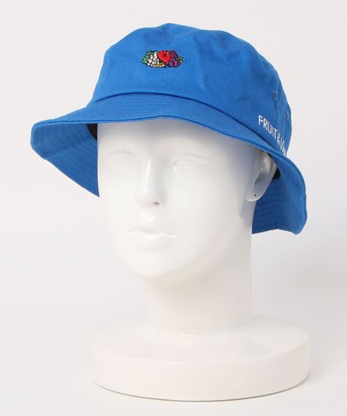 FRUIT OF THE LOOM(フルーツオブザルーム)の「FRUIT OF THE LOOM / LOGO EMB BUCKET HAT ロゴ バケットハット 14713000(ハット・レディース・ホワイト/ブラック/ベージュ/パープル/ピンク系その他/ブルー/グリーン系その他・FREE)」の15枚目の写真
