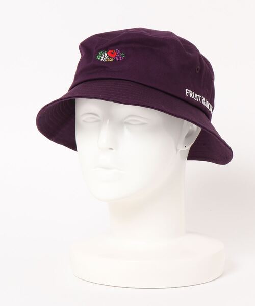 FRUIT OF THE LOOM(フルーツオブザルーム)の「FRUIT OF THE LOOM / LOGO EMB BUCKET HAT ロゴ バケットハット 14713000(ハット・レディース・ホワイト/ブラック/ベージュ/パープル/ピンク系その他/ブルー/グリーン系その他・FREE)」の12枚目の写真
