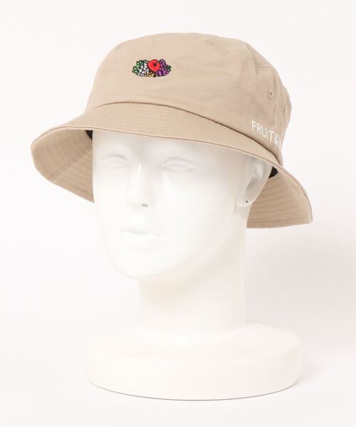FRUIT OF THE LOOM(フルーツオブザルーム)の「FRUIT OF THE LOOM / LOGO EMB BUCKET HAT ロゴ バケットハット 14713000(ハット・レディース・ホワイト/ブラック/ベージュ/パープル/ピンク系その他/ブルー/グリーン系その他・FREE)」の11枚目の写真