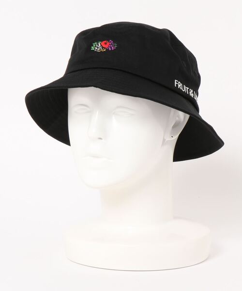 FRUIT OF THE LOOM(フルーツオブザルーム)の「FRUIT OF THE LOOM / LOGO EMB BUCKET HAT ロゴ バケットハット 14713000(ハット・レディース・ホワイト/ブラック/ベージュ/パープル/ピンク系その他/ブルー/グリーン系その他・FREE)」の10枚目の写真