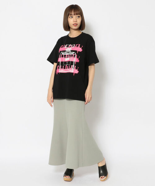 Kare/ME（カーミー）の「Kare/ME（カーミー）PARIS 5 シャツ（Tシャツ/カットソー・レディース・ブラック/ホワイト・LARGE/SMALL/MEDIUM）」の5枚目の写真