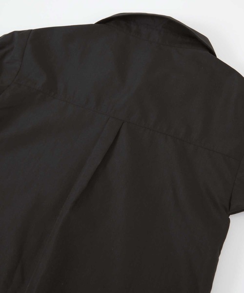 UR'S（ユアーズ）の「変形襟ﾃﾞｻﾞｲﾝﾌﾞﾗｳｽ（シャツ/ブラウス・レディース・ホワイト/ブラック・S/M/L）」の12枚目の写真