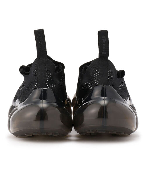 grounds（グラウンズ）の「grounds / グラウンズ/JEWELRY /black white x black sole（スニーカー・メンズ・ブラック・41/43/44/42）」の2枚目の写真