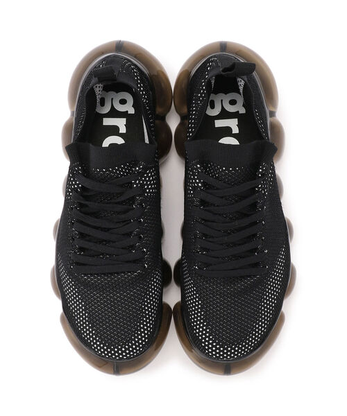 grounds（グラウンズ）の「grounds / グラウンズ/JEWELRY /black white x black sole（スニーカー・メンズ・ブラック・41/43/44/42）」の3枚目の写真