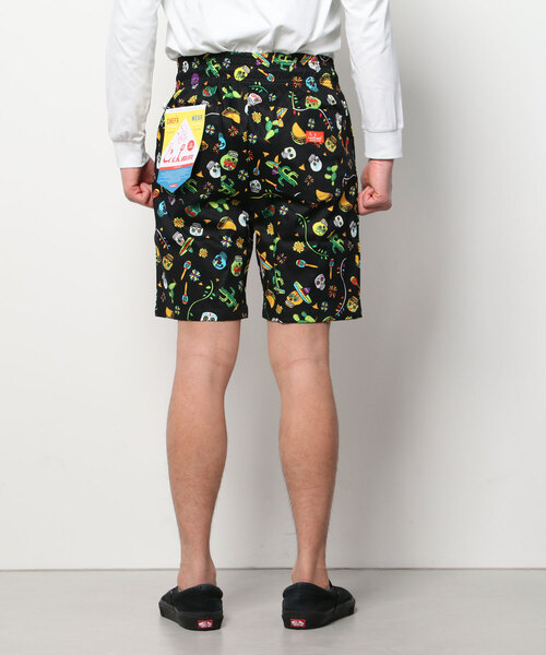 COOKMAN（クックマン）の「Cookman クックマン シェフショートパンツ ハーフパンツ イージーパンツ Mexico（その他パンツ・メンズ・ブラック・MEDIUM/SMALL/X-LARGE/LARGE）」の4枚目の写真