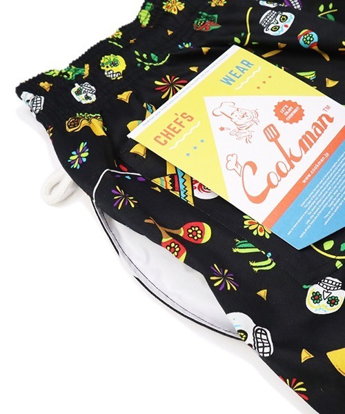 COOKMAN（クックマン）の「Cookman クックマン シェフショートパンツ ハーフパンツ イージーパンツ Mexico（その他パンツ・メンズ・ブラック・MEDIUM/SMALL/X-LARGE/LARGE）」の7枚目の写真