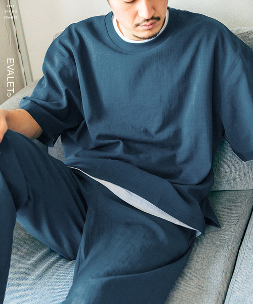 JOURNAL STANDARD（ジャーナルスタンダード）の「【EVALET LIGHT/エバレット ライト】 ストレッチ ウォッシャブル Tシャツ（シャツ/ブラウス・メンズ・ベージュ/ネイビー/クリアブラック/ナチュラル/グリーン系その他・SMALL/MEDIUM/LARGE）」の22枚目の写真