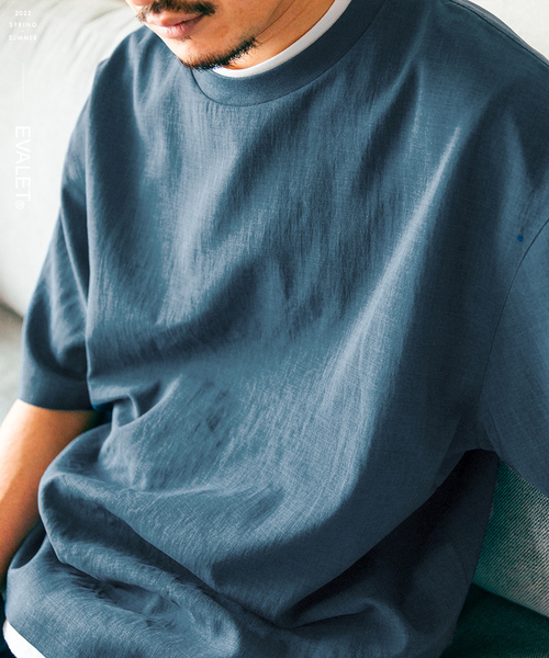 JOURNAL STANDARD（ジャーナルスタンダード）の「【EVALET LIGHT/エバレット ライト】 ストレッチ ウォッシャブル Tシャツ（シャツ/ブラウス・メンズ・ベージュ/ネイビー/クリアブラック/ナチュラル/グリーン系その他・SMALL/MEDIUM/LARGE）」の21枚目の写真