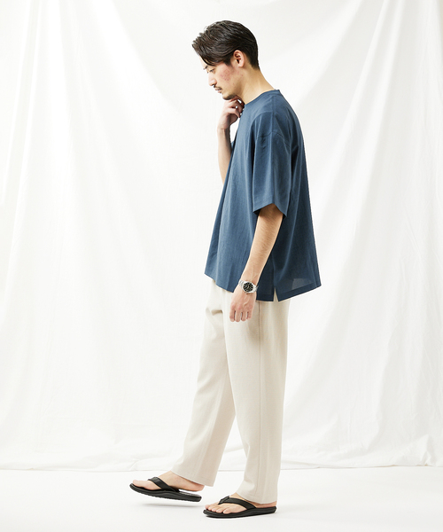 JOURNAL STANDARD（ジャーナルスタンダード）の「【EVALET LIGHT/エバレット ライト】 ストレッチ ウォッシャブル Tシャツ（シャツ/ブラウス・メンズ・ベージュ/ネイビー/クリアブラック/ナチュラル/グリーン系その他・SMALL/MEDIUM/LARGE）」の17枚目の写真