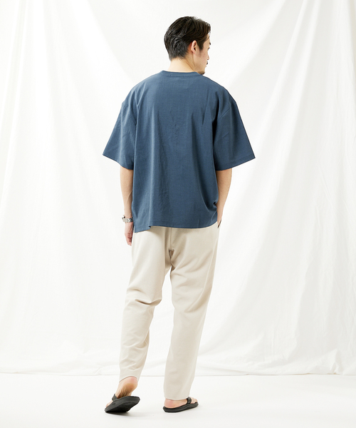 JOURNAL STANDARD（ジャーナルスタンダード）の「【EVALET LIGHT/エバレット ライト】 ストレッチ ウォッシャブル Tシャツ（シャツ/ブラウス・メンズ・ベージュ/ネイビー/クリアブラック/ナチュラル/グリーン系その他・SMALL/MEDIUM/LARGE）」の16枚目の写真