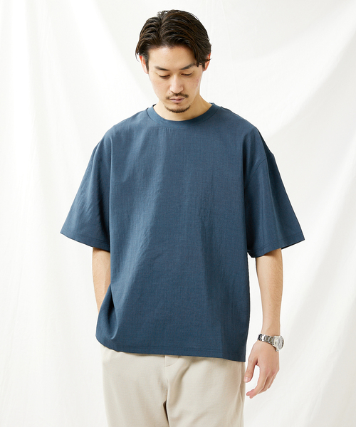 JOURNAL STANDARD（ジャーナルスタンダード）の「【EVALET LIGHT/エバレット ライト】 ストレッチ ウォッシャブル Tシャツ（シャツ/ブラウス・メンズ・ベージュ/ネイビー/クリアブラック/ナチュラル/グリーン系その他・SMALL/MEDIUM/LARGE）」の15枚目の写真