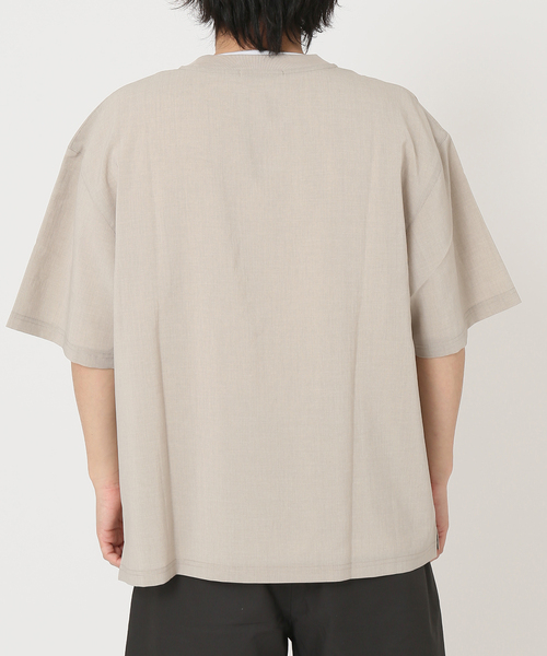 JOURNAL STANDARD（ジャーナルスタンダード）の「【EVALET LIGHT/エバレット ライト】 ストレッチ ウォッシャブル Tシャツ（シャツ/ブラウス・メンズ・ベージュ/ネイビー/クリアブラック/ナチュラル/グリーン系その他・SMALL/MEDIUM/LARGE）」の9枚目の写真