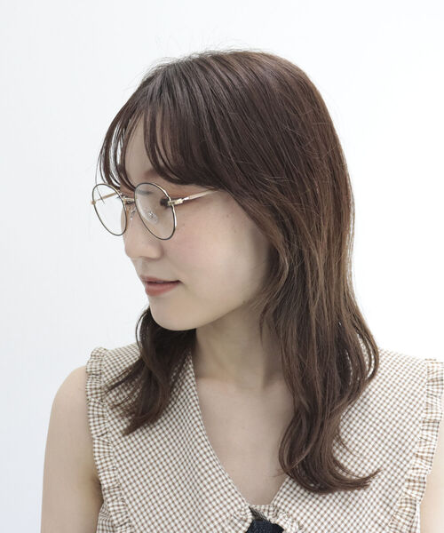 fredy emue（フレディエミュ）の「細フレームめがね（メガネ・レディース・ブラック/ベージュ/オリーブ・FREE）」の22枚目の写真