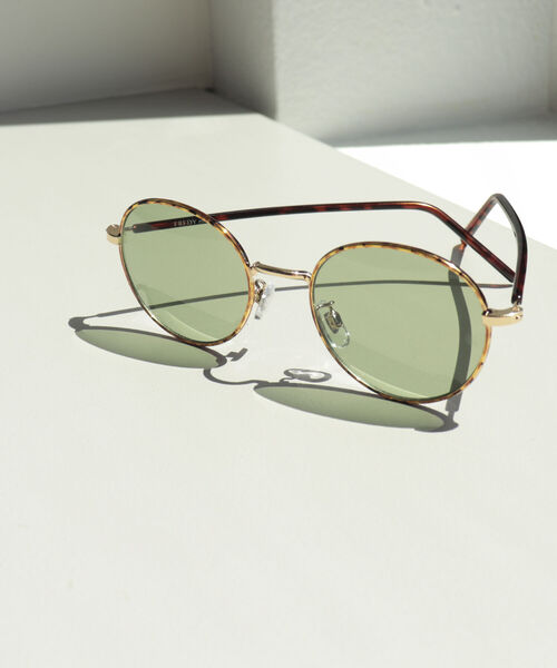 fredy emue（フレディエミュ）の「細フレームめがね（メガネ・レディース・ブラック/ベージュ/オリーブ・FREE）」の12枚目の写真