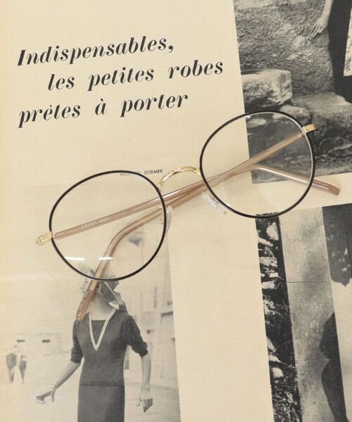 fredy emue（フレディエミュ）の「細フレームめがね（メガネ・レディース・ブラック/ベージュ/オリーブ・FREE）」の9枚目の写真