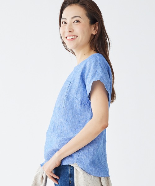 LL Bean リネンシャツ　麻　極美品　XL L.L.Bean ブラウス シャツ プレミアム・ウォッシャブル・リネン