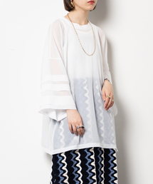 TRICOT ORGANDIE T-SHIRT:カットソー