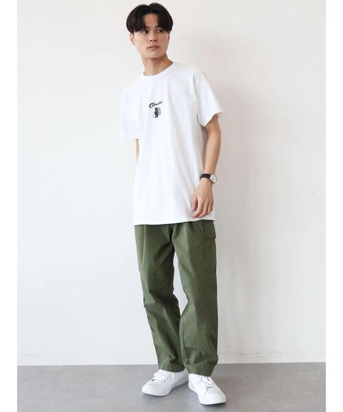 CRAFT STANDARD BOUTIQUE(クラフトスタンダードブティック)の「綿ナイロンダンプイージーパンツ *(カーゴパンツ・メンズ・ブラック/カーキ・LL/M/L)」の22枚目の写真