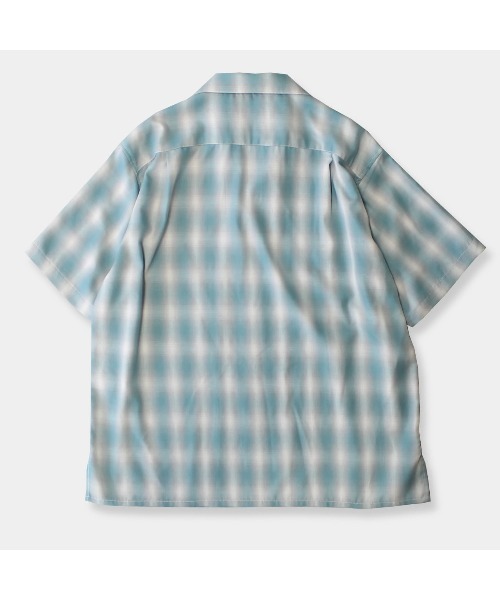LiSS(リス)の「【Ls】【LiSS】オープンカラー レトロチェックシャツ(Tシャツ/カットソー・メンズ・ホワイト/グリーン/ブルー・1/2)」の22枚目の写真