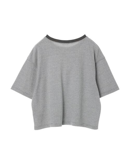 CRAFT STANDARD BOUTIQUE(クラフトスタンダードブティック)の「レトロ柄半袖カットプルオーバー *◆(Tシャツ/カットソー・レディース・チャコールグレー/サックスブルー・FREE)」の19枚目の写真