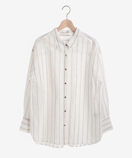 le.coeur blanc（ルクールブラン）の「コットン麻オーバーシャツ（シャツ/ブラウス・レディース・ホワイト系その他/サンドベージュ/ピンク系その他2/カーキオリーブ・38）」の5枚目の写真