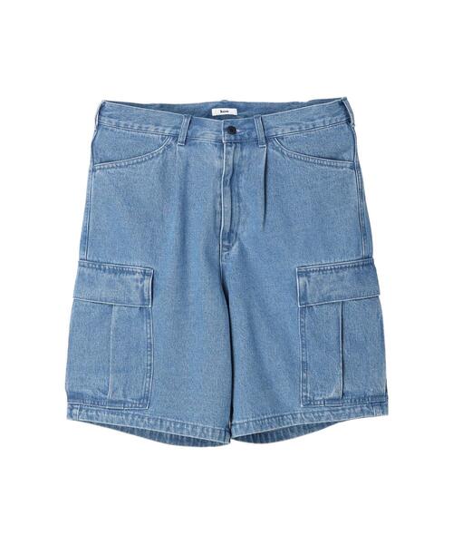 koe（コエ）の「【メンズ】デニムワイドカーゴパンツ*（デニムパンツ・メンズ・ライトインディゴブルー/ワンウォッシュ・M/L）」の14枚目の写真