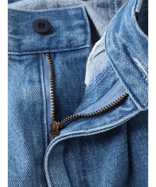 koe（コエ）の「【メンズ】デニムワイドカーゴパンツ*（デニムパンツ・メンズ・ライトインディゴブルー/ワンウォッシュ・M/L）」の22枚目の写真