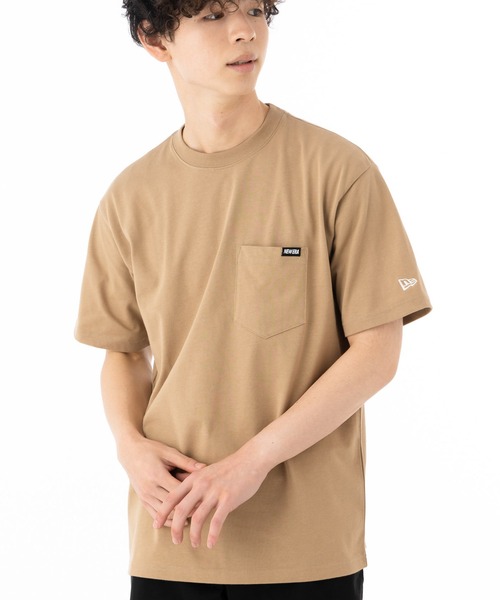 NEW ERA（ニューエラ）の「ニューエラ 半袖Tシャツ ONSPOTZ別注 ポケット（Tシャツ/カットソー・メンズ・ホワイト/ブラック/オリーブ/ネイビー/ベージュ/カーキ系/ベージュ系その他/ダークグレー/グリーン系その他/オレンジ/ライトグレー/ブラウン/ブロンズ/ブルー・S/M/XL/XXL/L）」の6枚目の写真