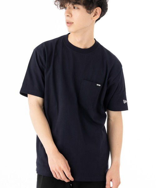 NEW ERA（ニューエラ）の「ニューエラ 半袖Tシャツ ONSPOTZ別注 ポケット（Tシャツ/カットソー・メンズ・ホワイト/ブラック/オリーブ/ネイビー/ベージュ/カーキ系/ベージュ系その他/ダークグレー/グリーン系その他/オレンジ/ライトグレー/ブラウン/ブロンズ/ブルー・S/M/XL/XXL/L）」の11枚目の写真