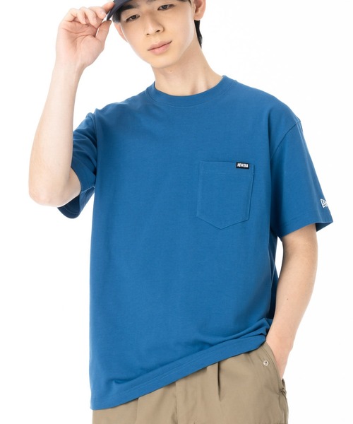 半袖Tシャツ★ニューエラ★夏流行 PEACE SYMBOL T-SHIRTS M BLUE NEW ERA(ニューエラ)の「ニューエラ 半袖Tシャツ ONSPOTZ別注