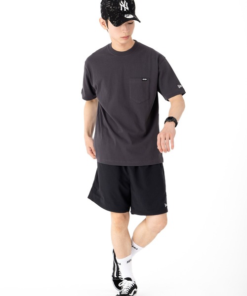 NEW ERA（ニューエラ）の「ニューエラ 半袖Tシャツ ONSPOTZ別注 ポケット（Tシャツ/カットソー・メンズ・ホワイト/ブラック/オリーブ/ネイビー/ベージュ/カーキ系/ベージュ系その他/ダークグレー/グリーン系その他/オレンジ/ライトグレー/ブラウン/ブロンズ/ブルー・S/M/XL/XXL/L）」の19枚目の写真