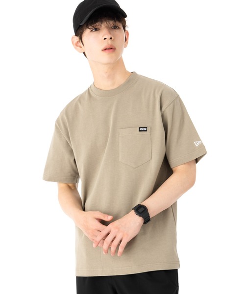 NEW ERA（ニューエラ）の「ニューエラ 半袖Tシャツ ONSPOTZ別注 ポケット（Tシャツ/カットソー・メンズ・ホワイト/ブラック/オリーブ/ネイビー/ベージュ/カーキ系/ベージュ系その他/ダークグレー/グリーン系その他/オレンジ/ライトグレー/ブラウン/ブロンズ/ブルー・S/M/XL/XXL/L）」の21枚目の写真