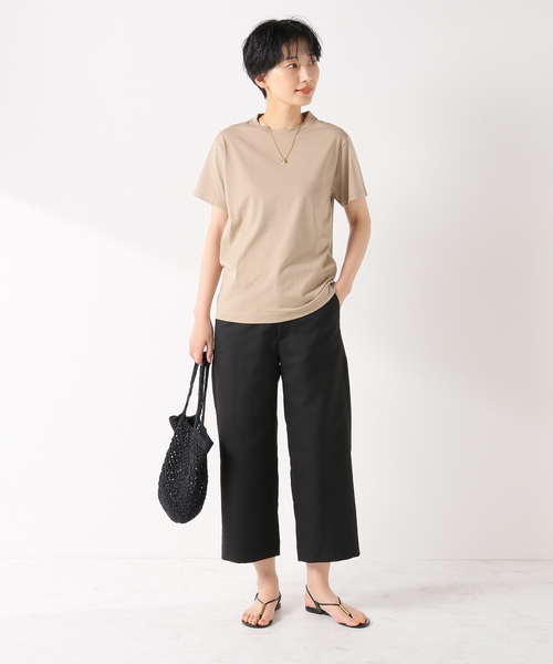 FRAMeWORK(フレームワーク)の「麻混クロスクロップドパンツ(その他パンツ・レディース・ブラック/ベージュ・36/40/38)」の17枚目の写真