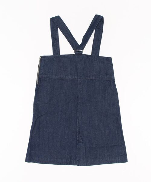 ARCH & LINE(アーチアンドライン)の「オーガニックコットン デニムジャンパースカート OG DENIM JUMPER SKIRT(ジャンパースカート・キッズ・アクア/グレー/ダークブルー・M/S/L/XL)」の16枚目の写真