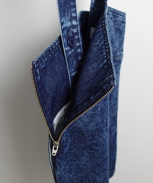 ARCH & LINE(アーチアンドライン)の「オーガニックコットン デニムジャンパースカート OG DENIM JUMPER SKIRT(ジャンパースカート・キッズ・アクア/グレー/ダークブルー・M/S/L/XL)」の14枚目の写真