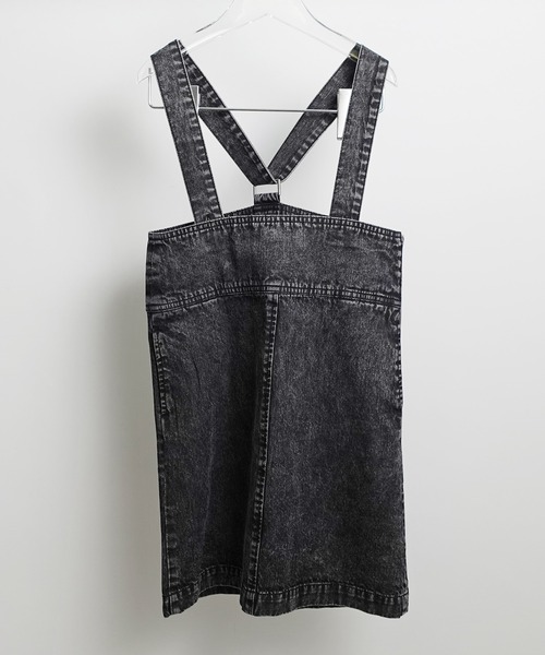 ARCH & LINE(アーチアンドライン)の「オーガニックコットン デニムジャンパースカート OG DENIM JUMPER SKIRT(ジャンパースカート・キッズ・アクア/グレー/ダークブルー・M/S/L/XL)」の20枚目の写真