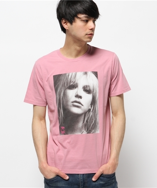Hysteric Glamour ピンク Tシャツ HYSTERIC GLAMOUR - STILL HEAVY SMOKER Tシャツ / ピンク | Tempt